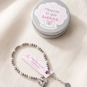 Pulsera Acero Cielo