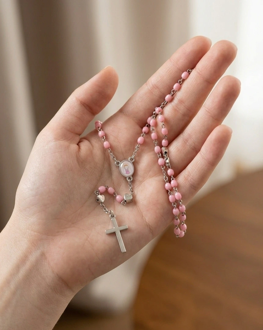 Rosario Virgen Niña Rosa - Imagen 2